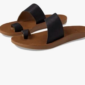 Sanuk Women's Black Slide Sandals